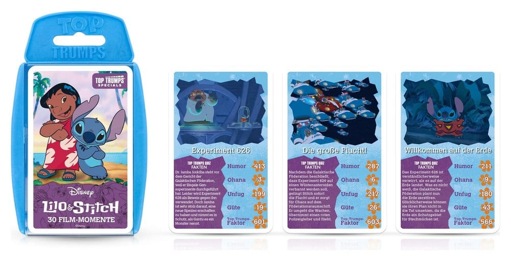 Lilo & Stitch Kartenspiel Top Trumps *Deutsche Version* - Preorder - ETA: 25.09.2026