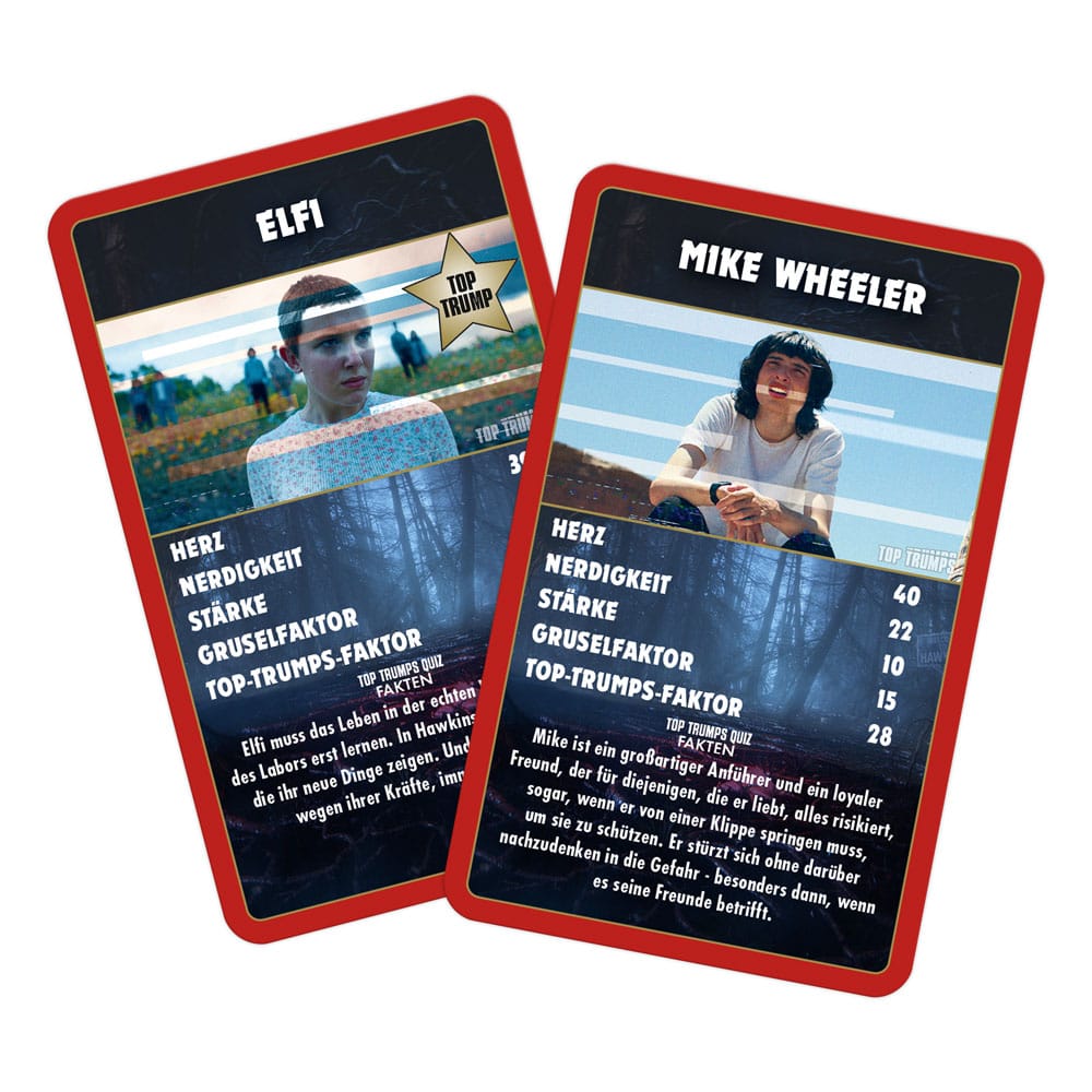 Stranger Things Kartenspiel Top Trumps Collectables *Deutsche Version* - Versand: 5-7 Tage nach Bestellung