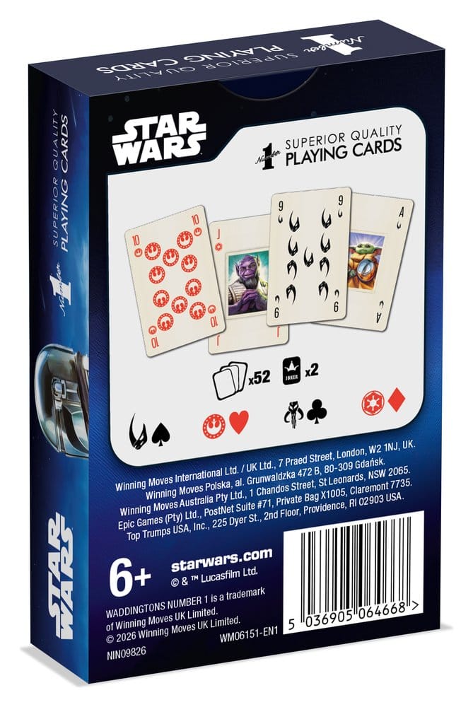 Star Wars Spielkarten The Mandalorian and Grogu *Englische Version* - Preorder - ETA: 25.09.2026
