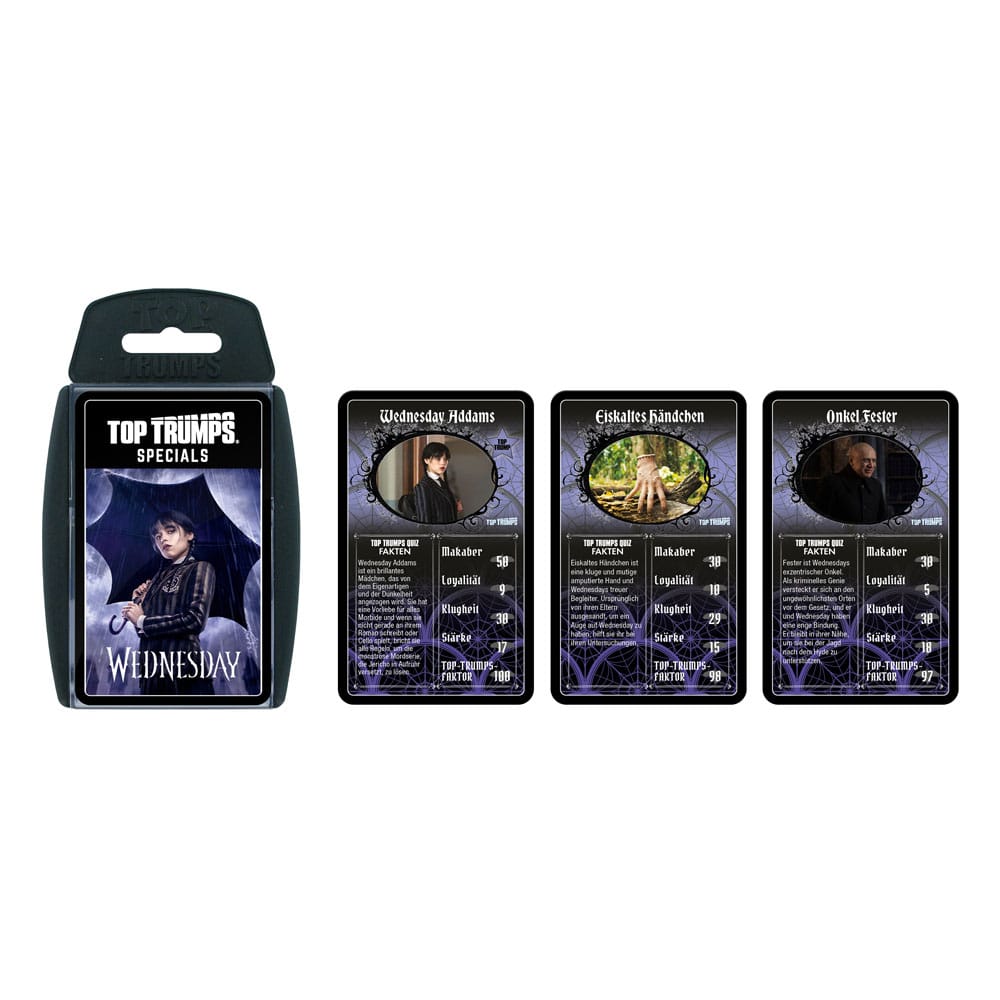 Wednesday Kartenspiel Top Trumps *Deutsche Version* - Preorder - ETA: 26.01.2026
