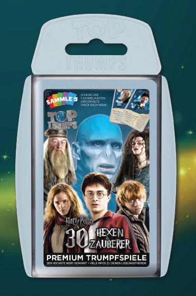 Harry Potter Kartenspiel Top Trumps Die größten Hexen und Zauberer *Deutsche Version* - Versand: 5-7 Tage nach Bestellung