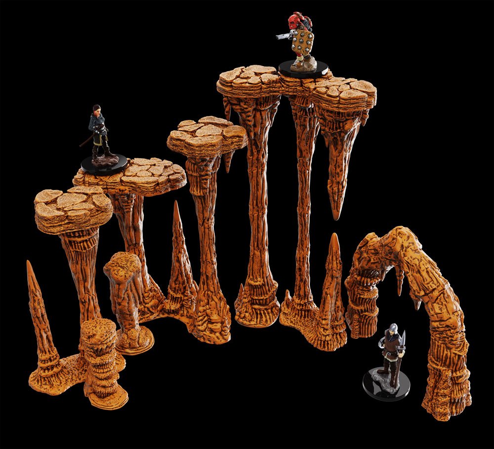 WarLock Tiles Accessory: Stalactites & Stalagmites - Preorder - ETA: 20.10.2025