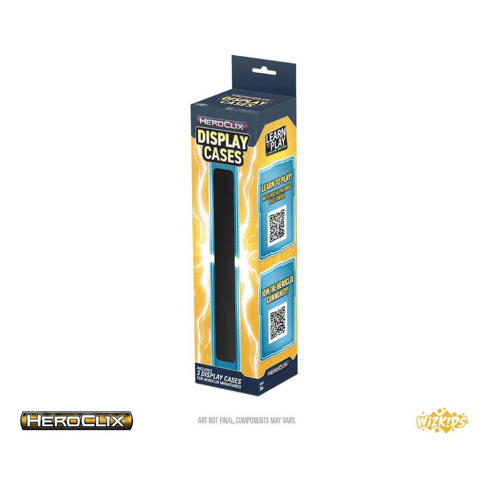 WizKids HeroClix Iconix: Single Figure Display Case 3-Pack - Preorder - ETA: 02.10.2025