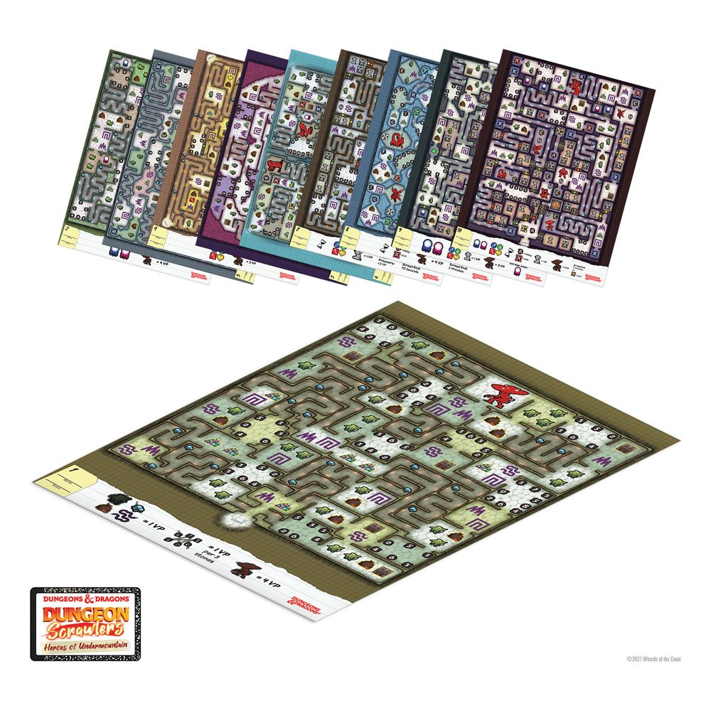 D&D Dungeon Scrawlers: Heroes of Undermountain Brettspiel *Englische Version* - Preorder - ETA: 11.11.2025