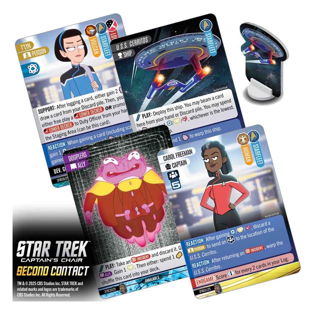 Star Trek: Captain's Chair Kartenspiel Second Contact *Englische Version* - Preorder - ETA: 25.02.2026