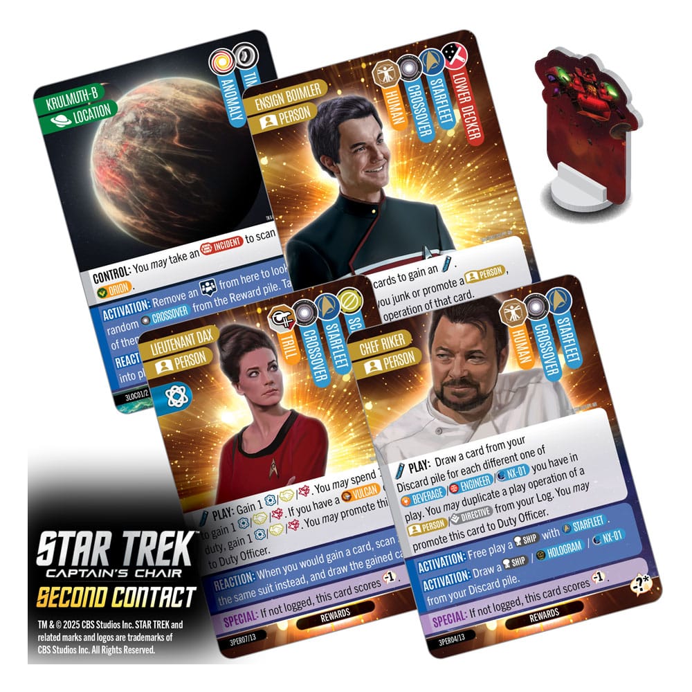 Star Trek: Captain's Chair Kartenspiel Second Contact *Englische Version* - Preorder - ETA: 25.02.2026