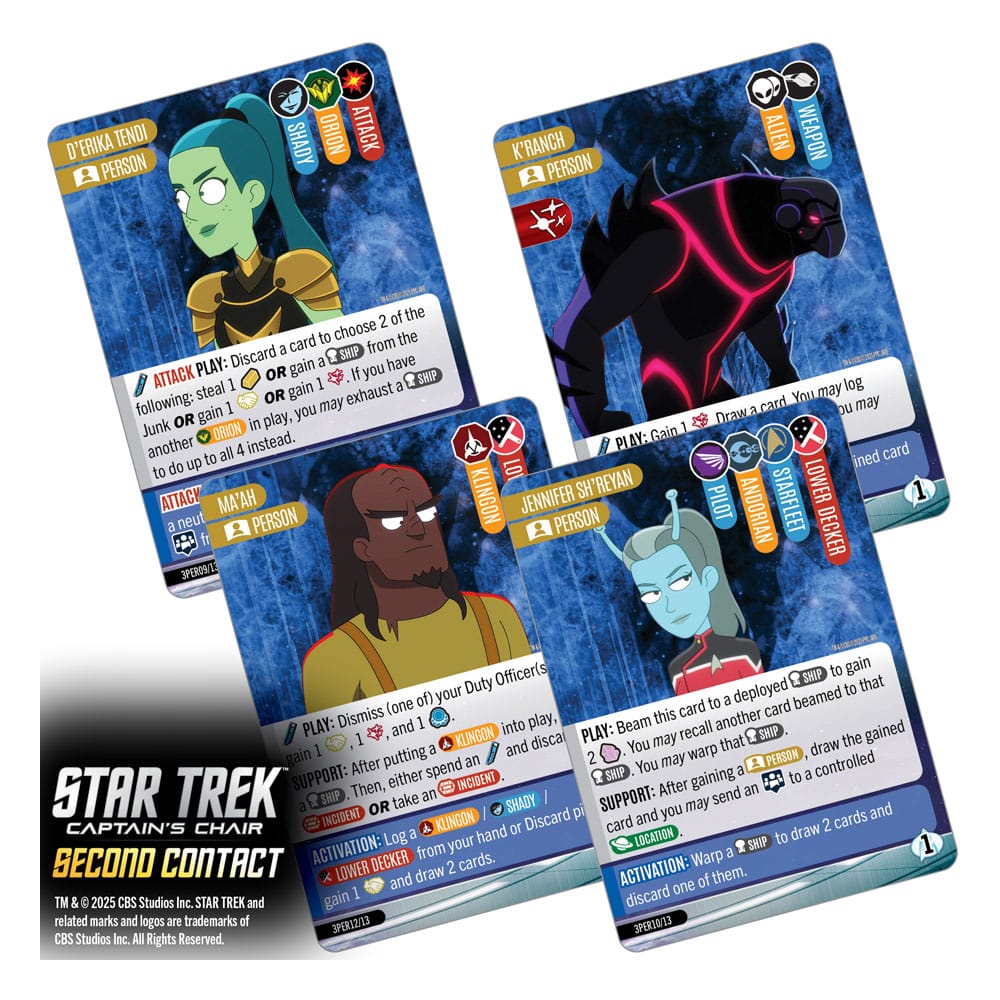 Star Trek: Captain's Chair Kartenspiel Second Contact *Englische Version* - Preorder - ETA: 25.02.2026