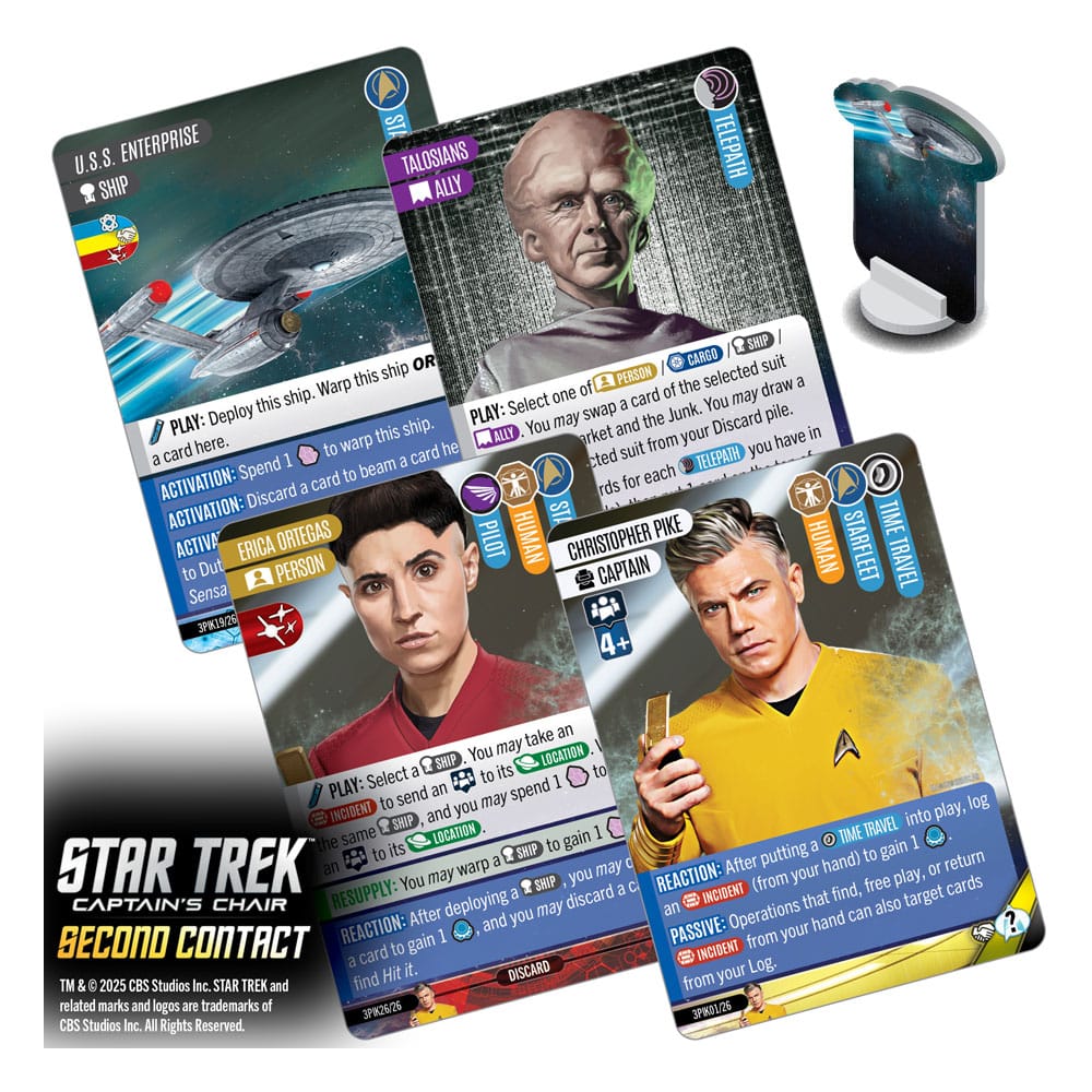 Star Trek: Captain's Chair Kartenspiel Second Contact *Englische Version* - Preorder - ETA: 25.02.2026