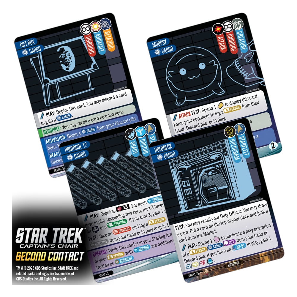 Star Trek: Captain's Chair Kartenspiel Second Contact *Englische Version* - Preorder - ETA: 25.02.2026