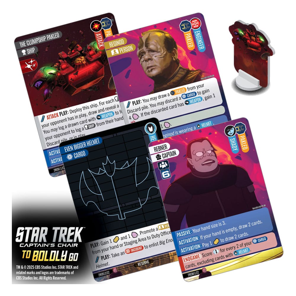 Star Trek: Captain's Chair Kartenspiel To Boldly Go *Englische Version* - Preorder - ETA: 25.02.2026