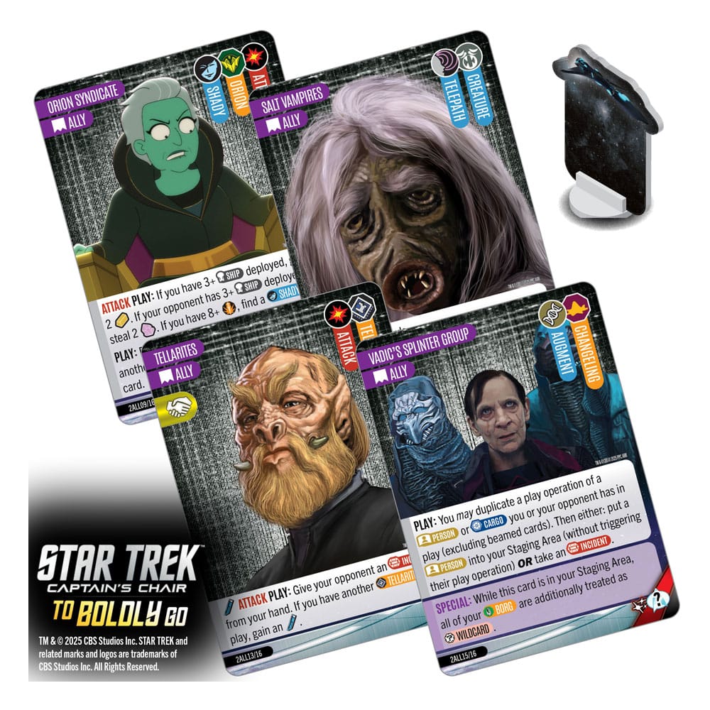 Star Trek: Captain's Chair Kartenspiel To Boldly Go *Englische Version* - Preorder - ETA: 25.02.2026