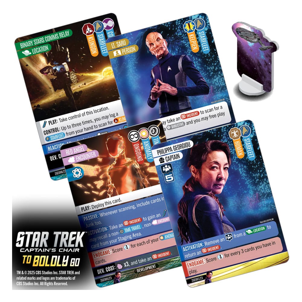 Star Trek: Captain's Chair Kartenspiel To Boldly Go *Englische Version* - Preorder - ETA: 25.02.2026