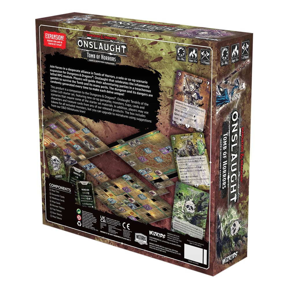 Dungeons & Dragons Spiel-Erweiterung Onslaught Tomb of Horrors - Maps & Monsters Expansion *Englische Version* - Preorder - ETA: 27.04.2026