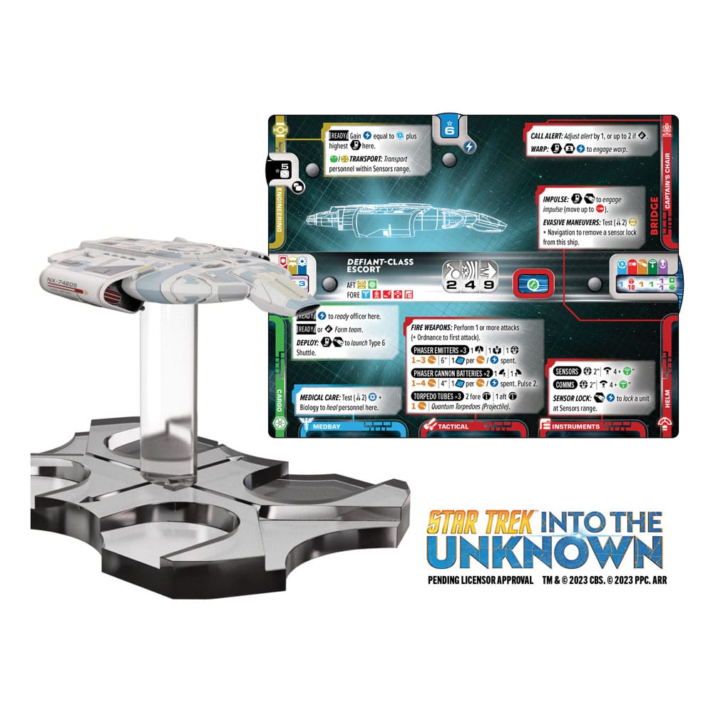 Star Trek: Into the Unknown Miniaturen-Spiel-Erweiterung Federation vs. Dominion Core *Englische Version* - Versand: 5-7 Tage nach Bestellung