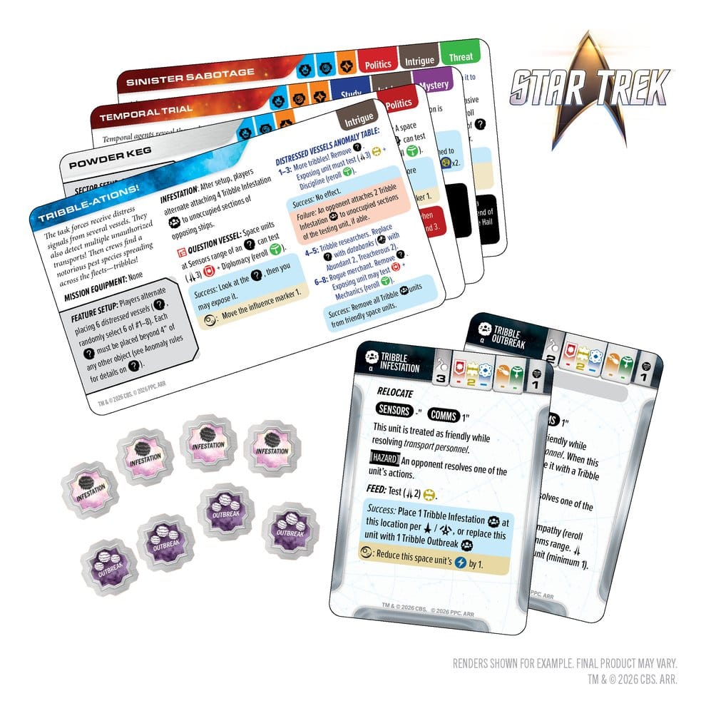 Star Trek: Into the Unknown - Trials and Tribble-ations Kartenpackung 10 cm - Preorder - ETA: 25.02.2027