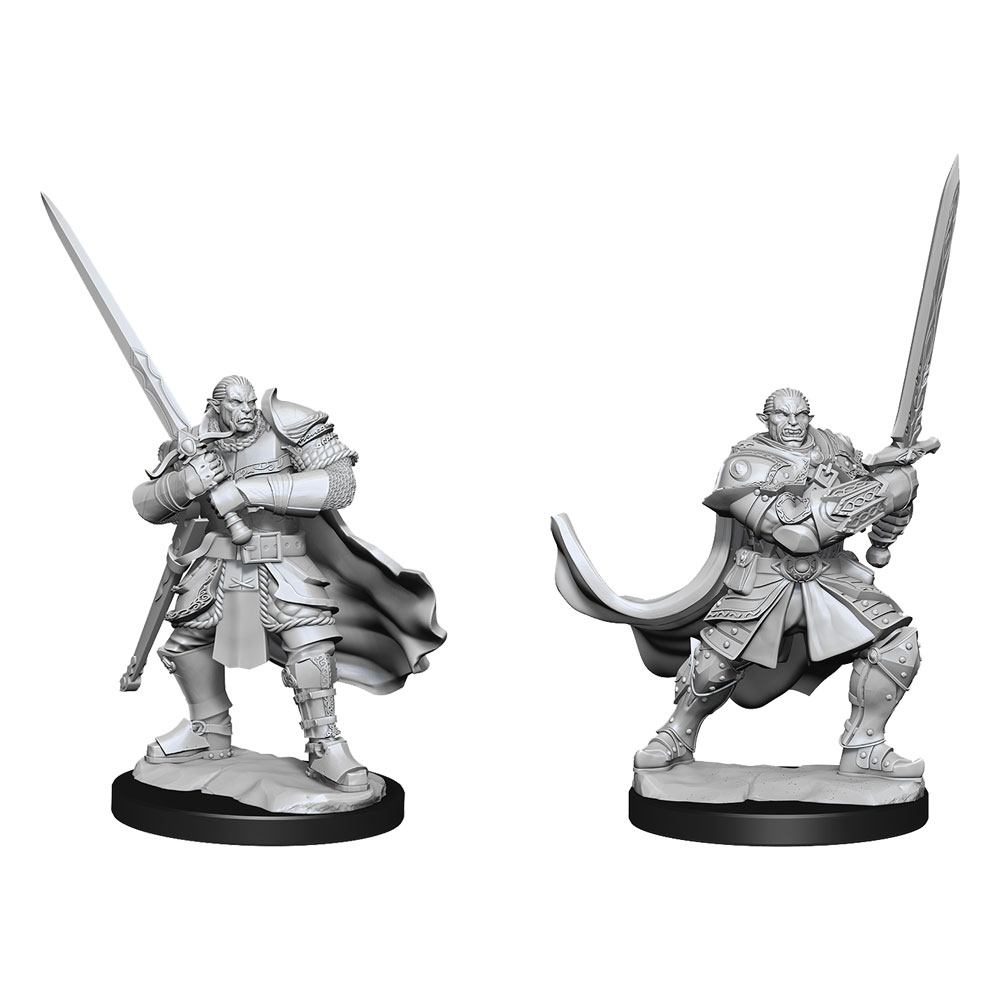 D&D Nolzur's Marvelous Miniatures Miniaturen unbemalt Half-Orc Paladin Male Umkarton (2) - Preorder - ETA: 25.11.2025
