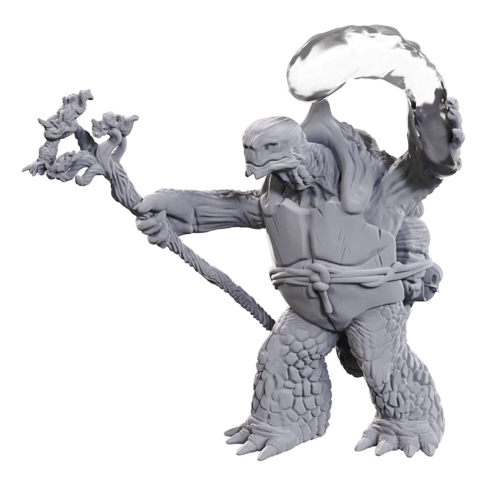 D&D Nolzur's Marvelous Miniatures Miniaturen unbemalt Tortle Druid & Wild Shape Giant Lizard - Preorder - ETA: 19.10.2025