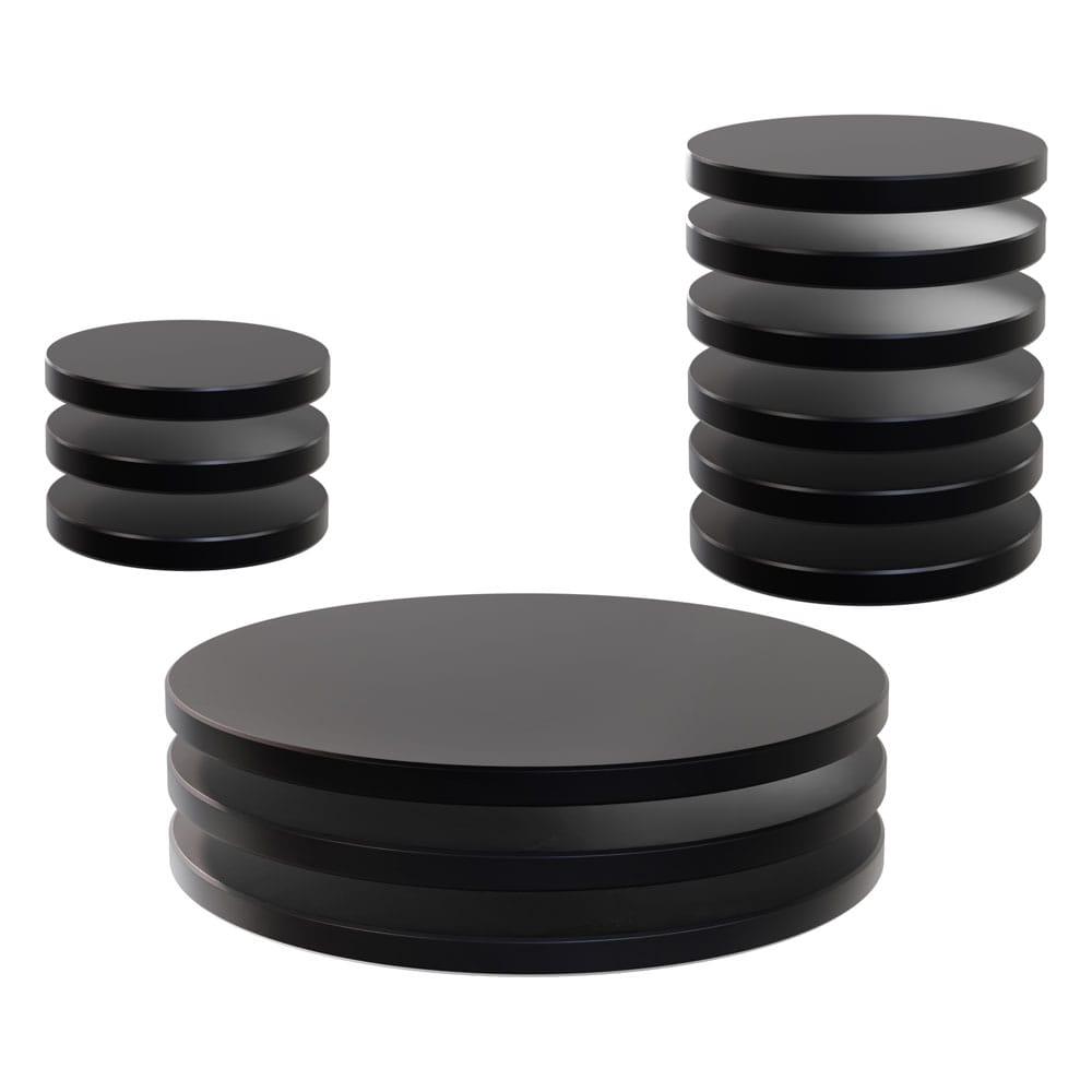 WizKids Deep Cuts Bases für Miniaturen 12er-Pack schwarz - Preorder - ETA: 11.11.2025