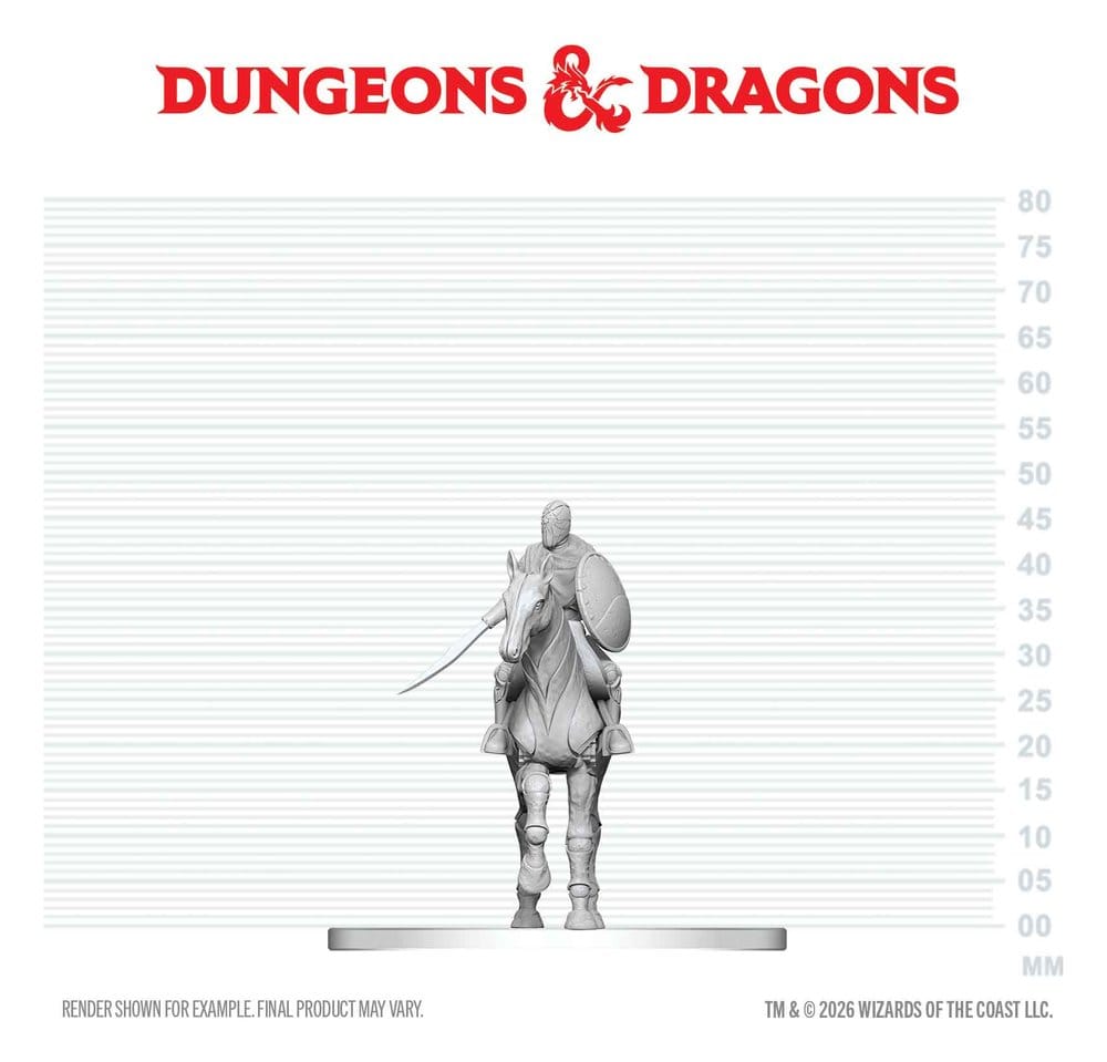 D&D Nolzur's Marvelous Miniatures Minifiguren Nimblewright Steed with Rider 6 cm - Preorder - ETA: 09.11.2026
