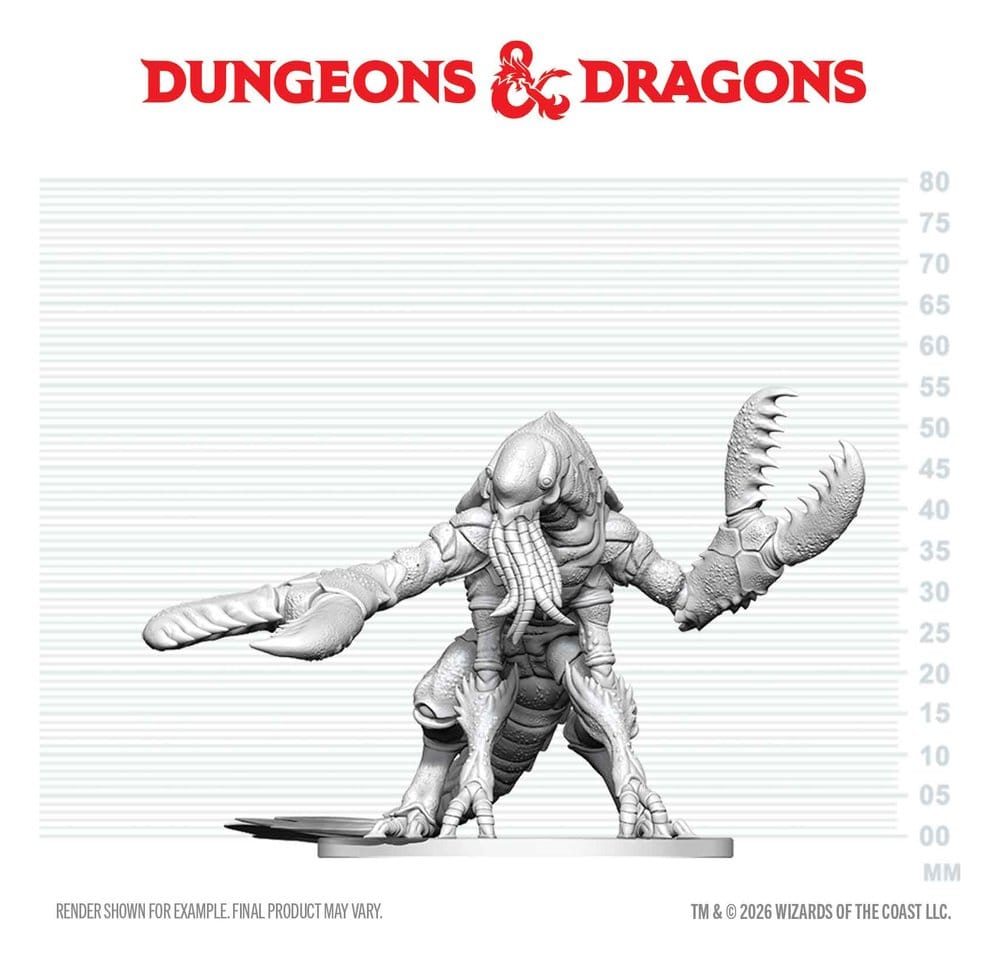 D&D Nolzur's Marvelous Miniatures Minifigur Chuul 6 cm - Preorder - ETA: 09.11.2026