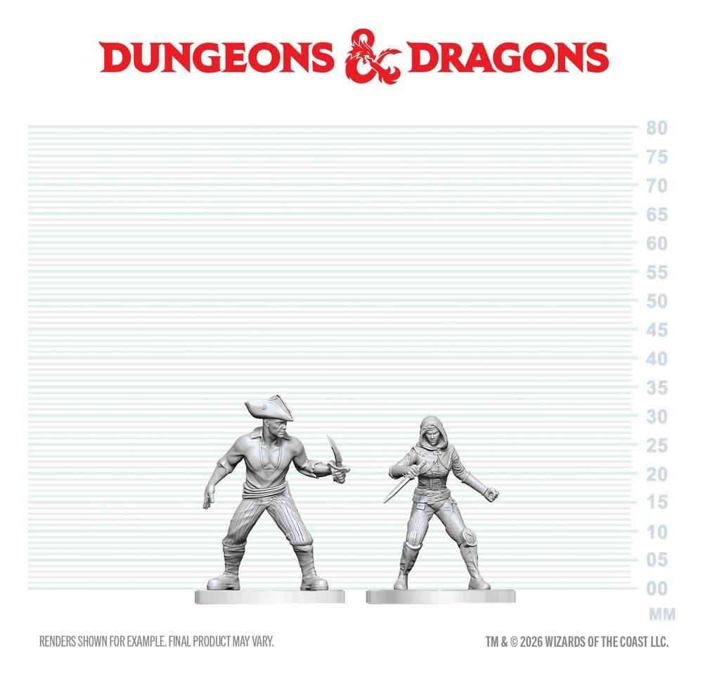 Dungeons & Dragons Nolzur's Marvelous Miniatures Miniatur unbemalt Bandit & Pirat 14 cm - Preorder - ETA: 25.05.2027