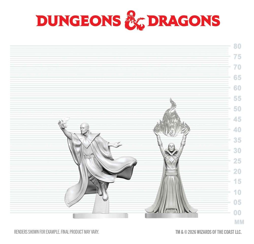 Dungeons & Dragons Nolzur's Marvelous Miniatures Miniatur unbemalt Roter Magier & Erzmagier 14 cm - Preorder - ETA: 25.05.2027