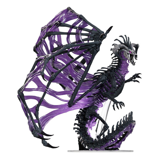D&D Icons of the Realms Boxed Miniaturen vorbemalt Black Dracolich 30 cm - Preorder - ETA: 31.10.2025