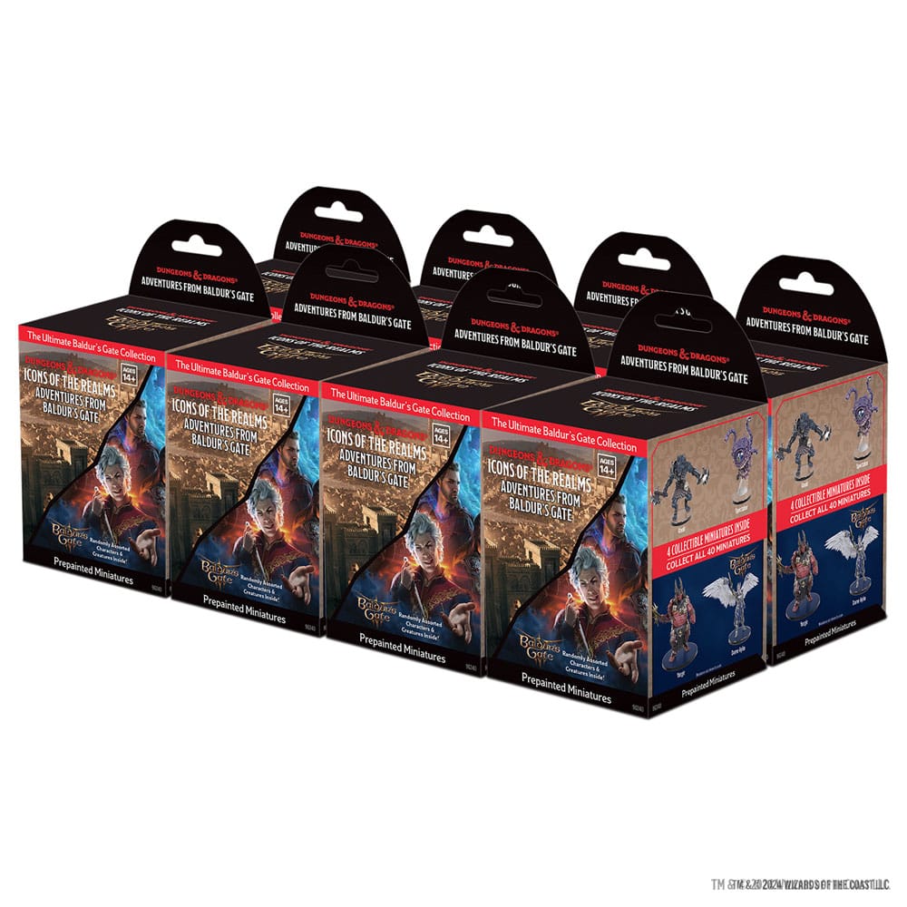 D&D Icons of the Realms: Adventures from Baldur's Gate Booster Brick (8) - Preorder - ETA: 12.09.2025