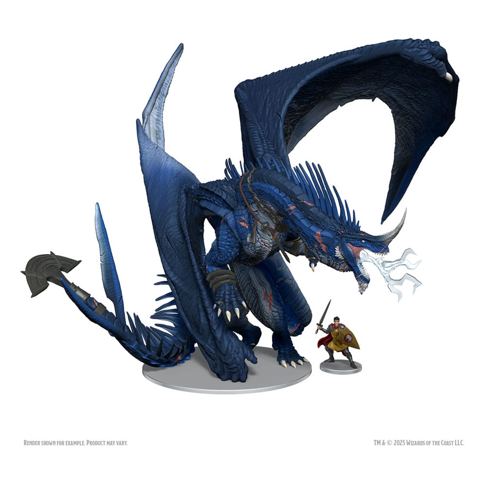 D&D Icons of the Realms Boxed Miniaturen vorbemalt Ancient Blue Dragon 20 cm - Preorder - ETA: 25.02.2026