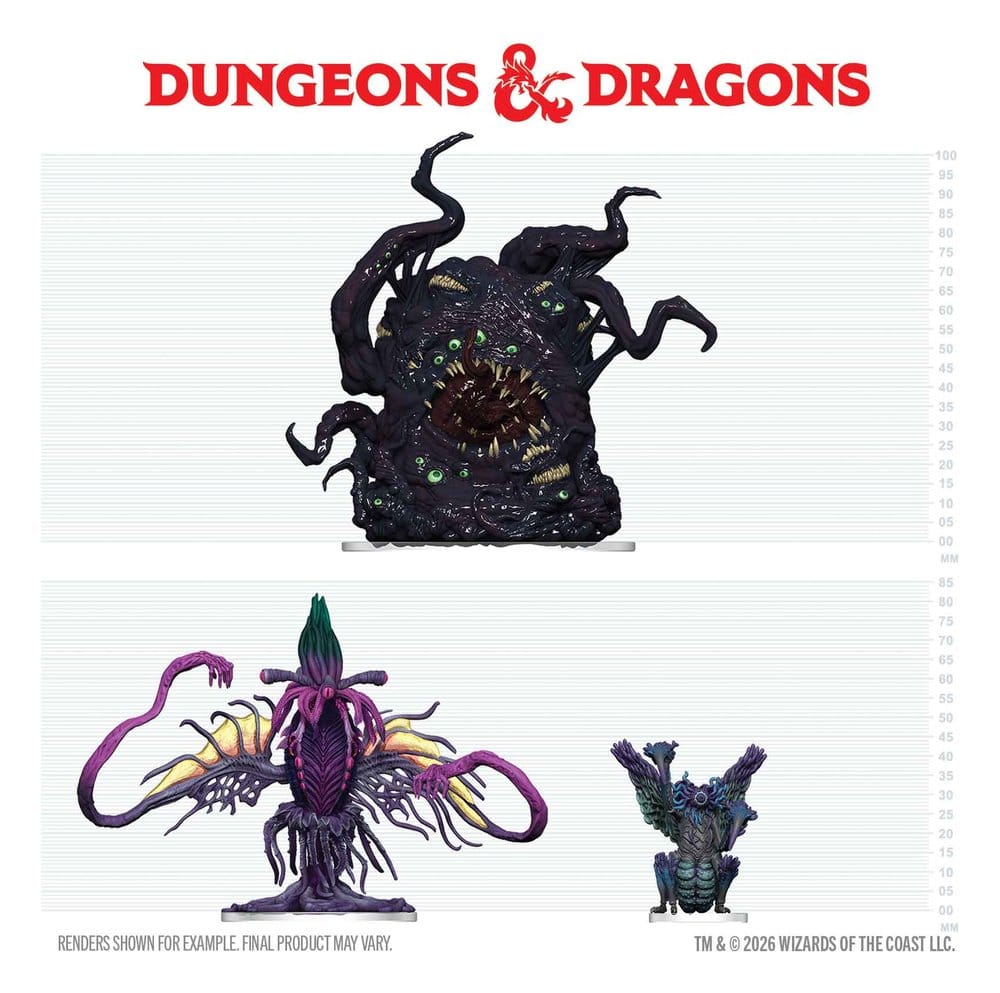 D&D Icons of the Realms Boxed Miniaturen vorbemalt Eldritch Enemies of Ravenloft - Preorder - ETA: 28.12.2026