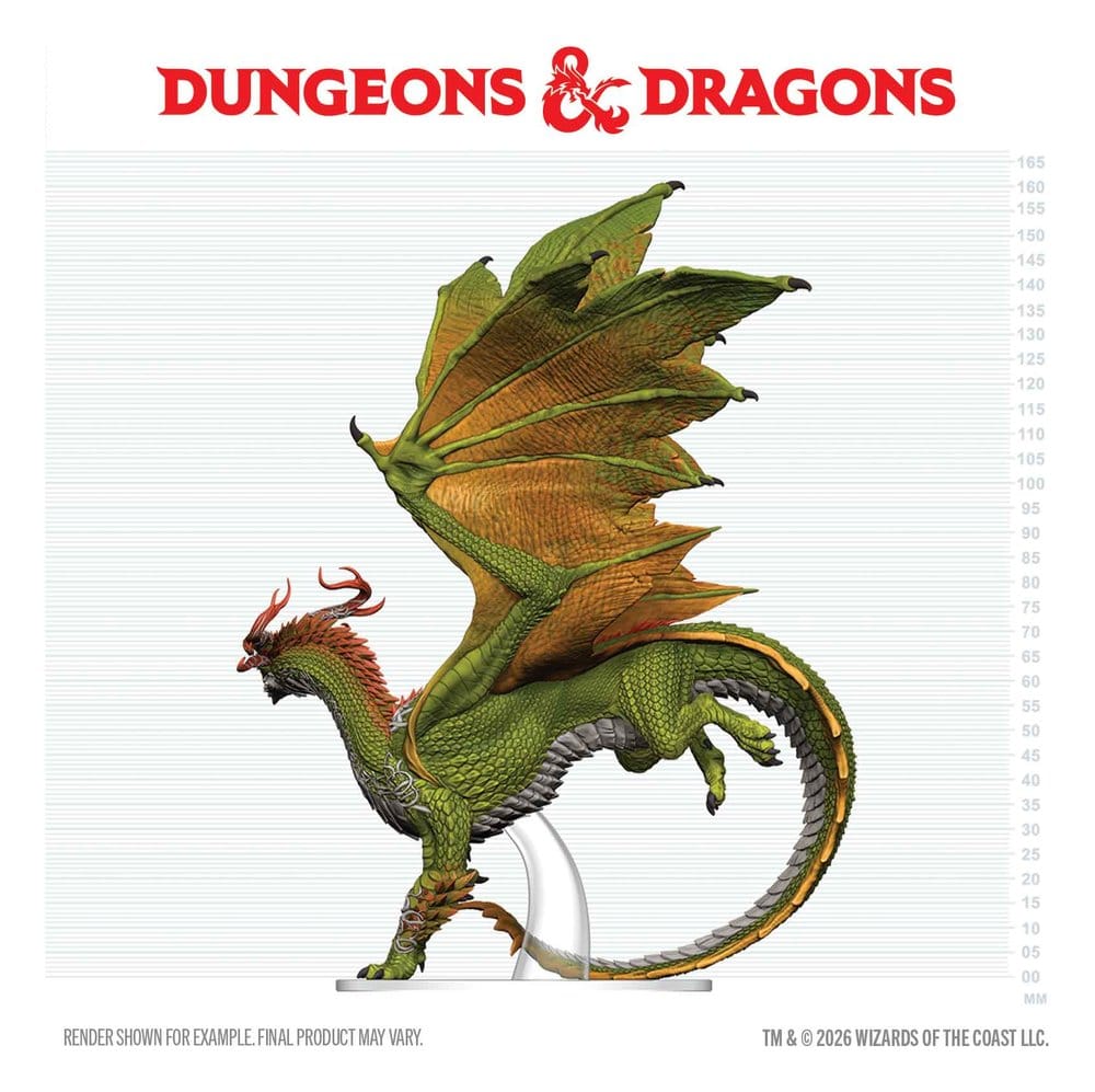 Dungeons & Dragons Icons of the Realms Miniaturen vorbemalt Adult Spirit Dragon 24 cm - Preorder - ETA: 25.02.2027