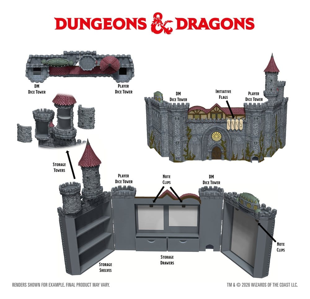 Dungeons & Dragons Replicas of the Realms: Castle Ravenloft DM Screen - Preorder - ETA: 25.11.2027