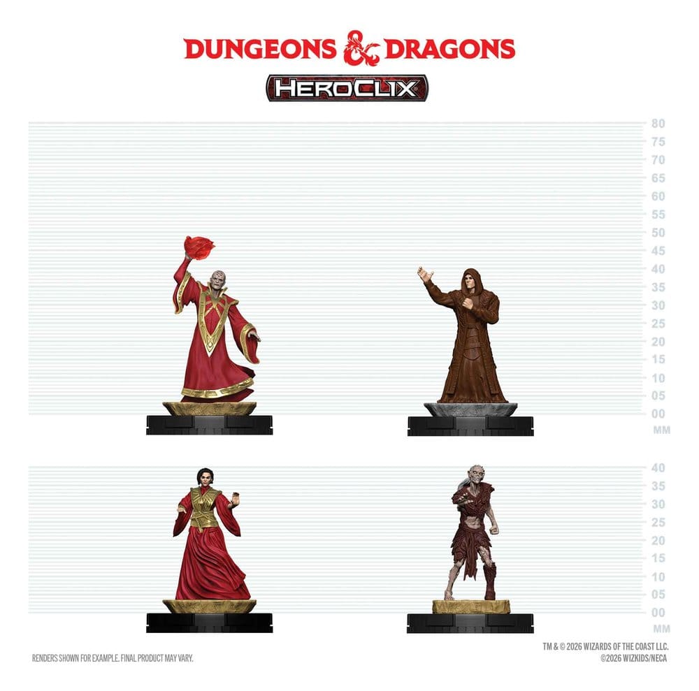 Dungeons & Dragons HeroClix 400: Figuren-Set Red Wizards of Thay - Preorder - ETA: 28.12.2026