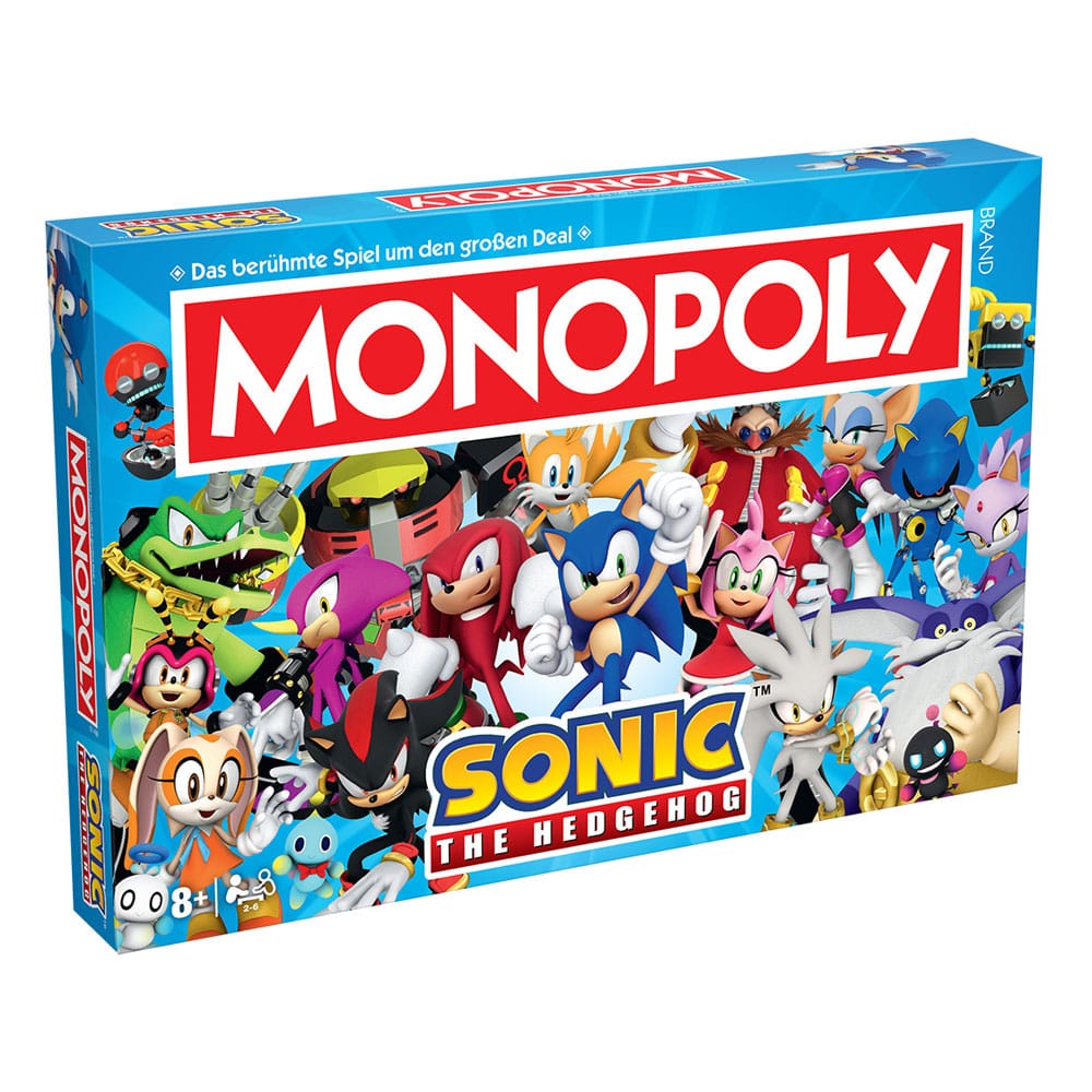 Monopoly Brettspiel Sonic the Hedgehog *Deutsche Version* - Versand: 5-7 Tage nach Bestellung