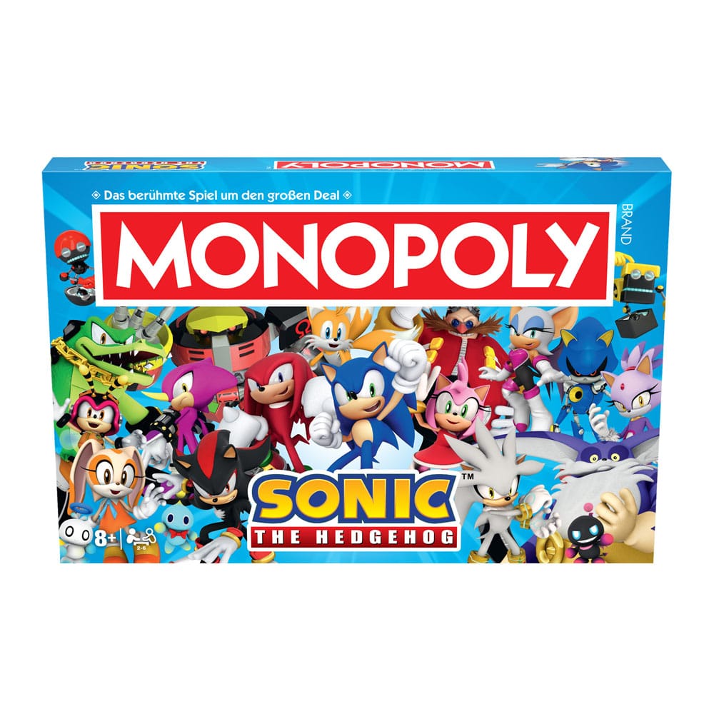 Monopoly Brettspiel Sonic the Hedgehog *Deutsche Version* - Versand: 5-7 Tage nach Bestellung