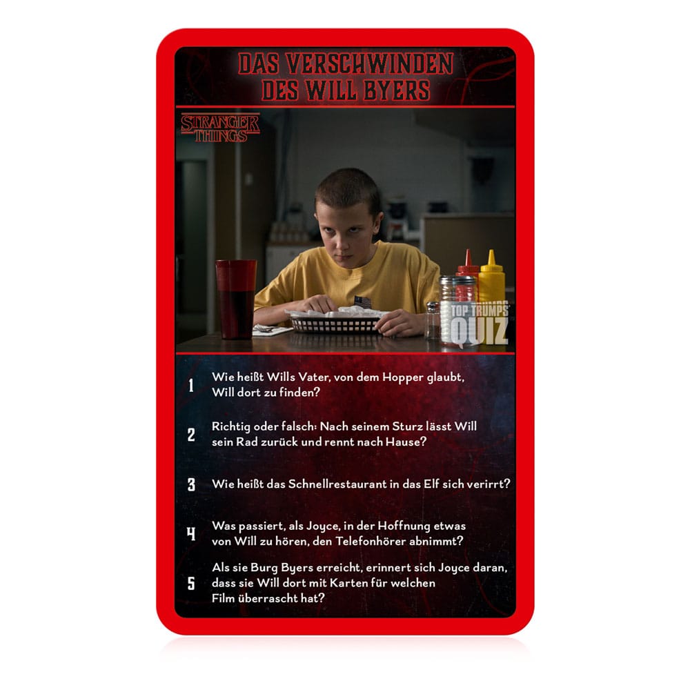 Stranger Things Kartenspiel Top Trumps Quiz *Deutsche Version* - Versand: 5-7 Tage nach Bestellung