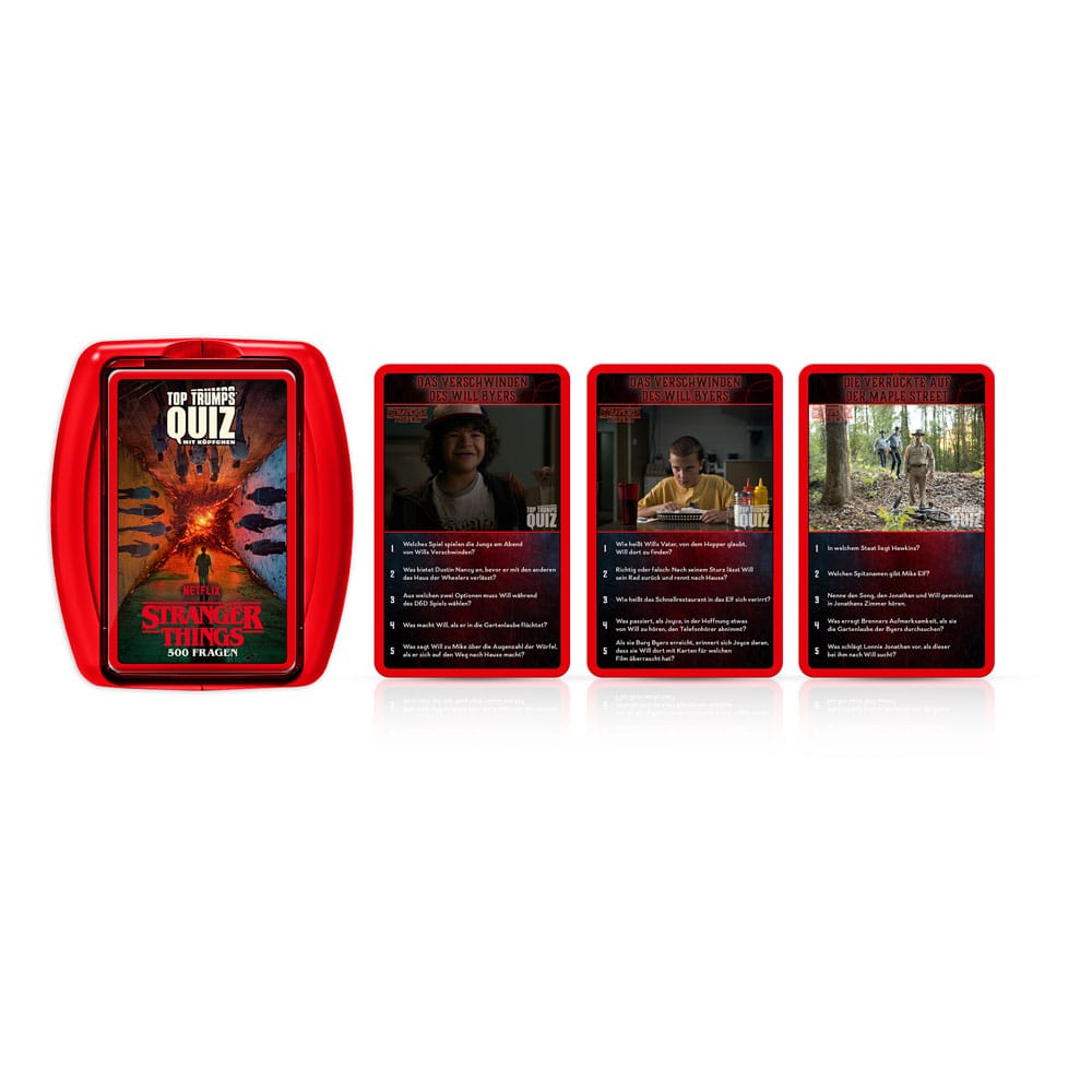 Stranger Things Kartenspiel Top Trumps Quiz *Deutsche Version* - Versand: 5-7 Tage nach Bestellung