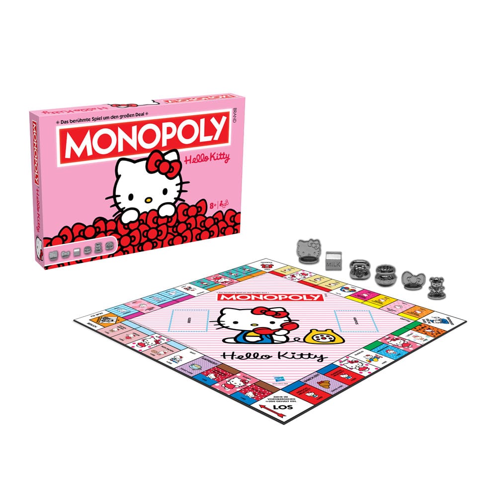 Monopoly Brettspiel Hello Kitty *Deutsche Version* - Versand: 5-7 Tage nach Bestellung