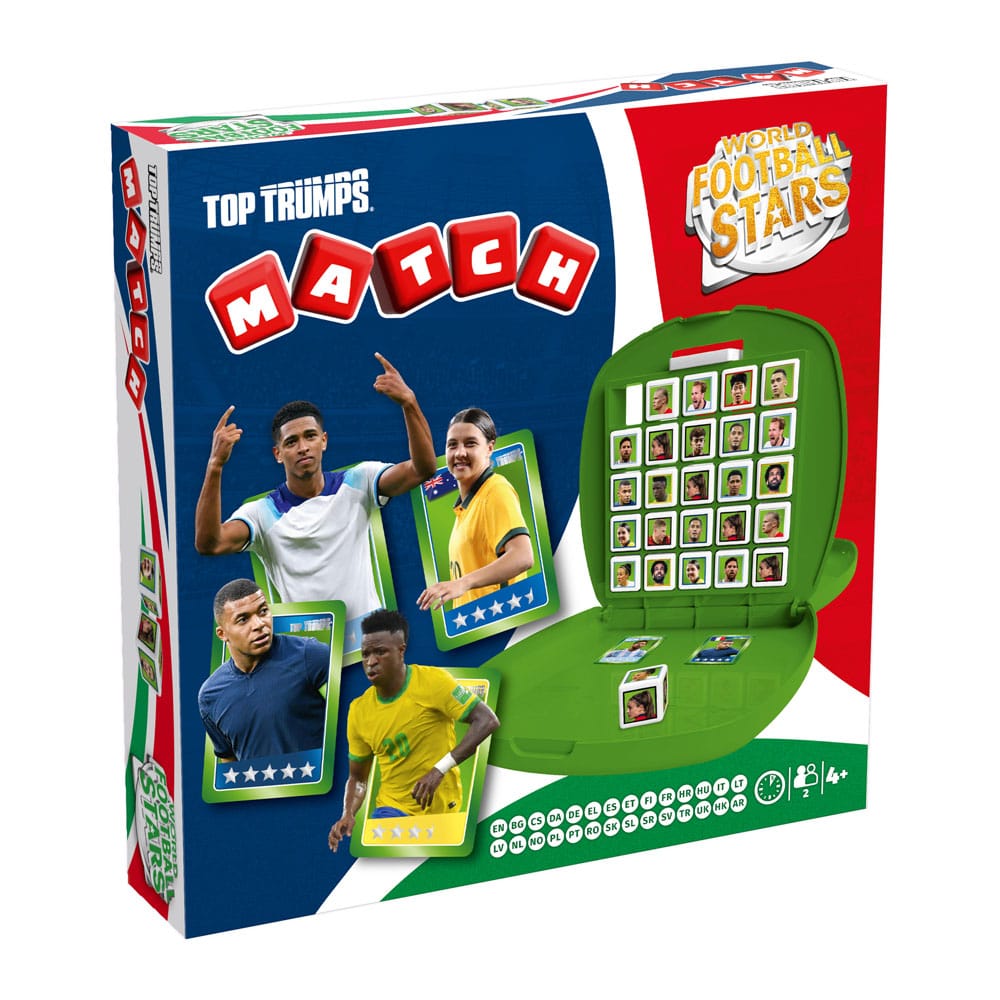 Weltfussballstars Strategiespiel Top Trumps Match - The Crazy Cube Game Green Version - Versand: 5-7 Tage nach Bestellung
