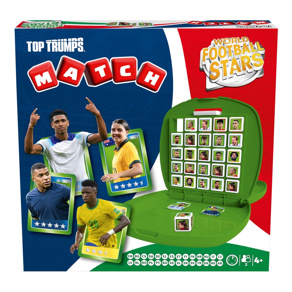 Weltfussballstars Strategiespiel Top Trumps Match - The Crazy Cube Game Green Version - Versand: 5-7 Tage nach Bestellung