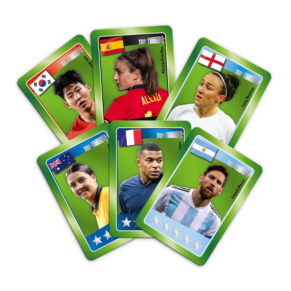 Weltfussballstars Strategiespiel Top Trumps Match - The Crazy Cube Game Green Version - Versand: 5-7 Tage nach Bestellung