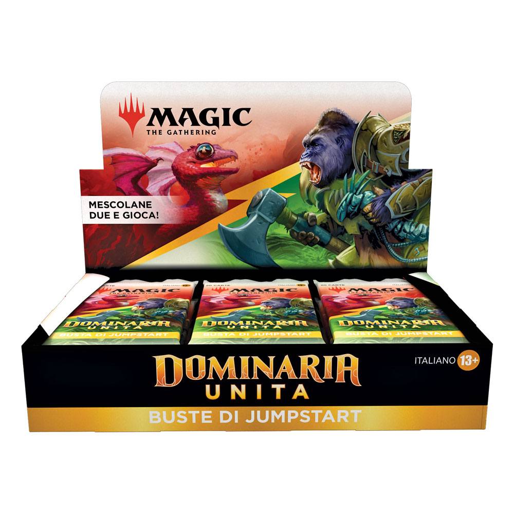 Magic the Gathering Dominaria unita Jumpstart-Booster Display (18) italienisch - Versand: 5-7 Tage nach Bestellung