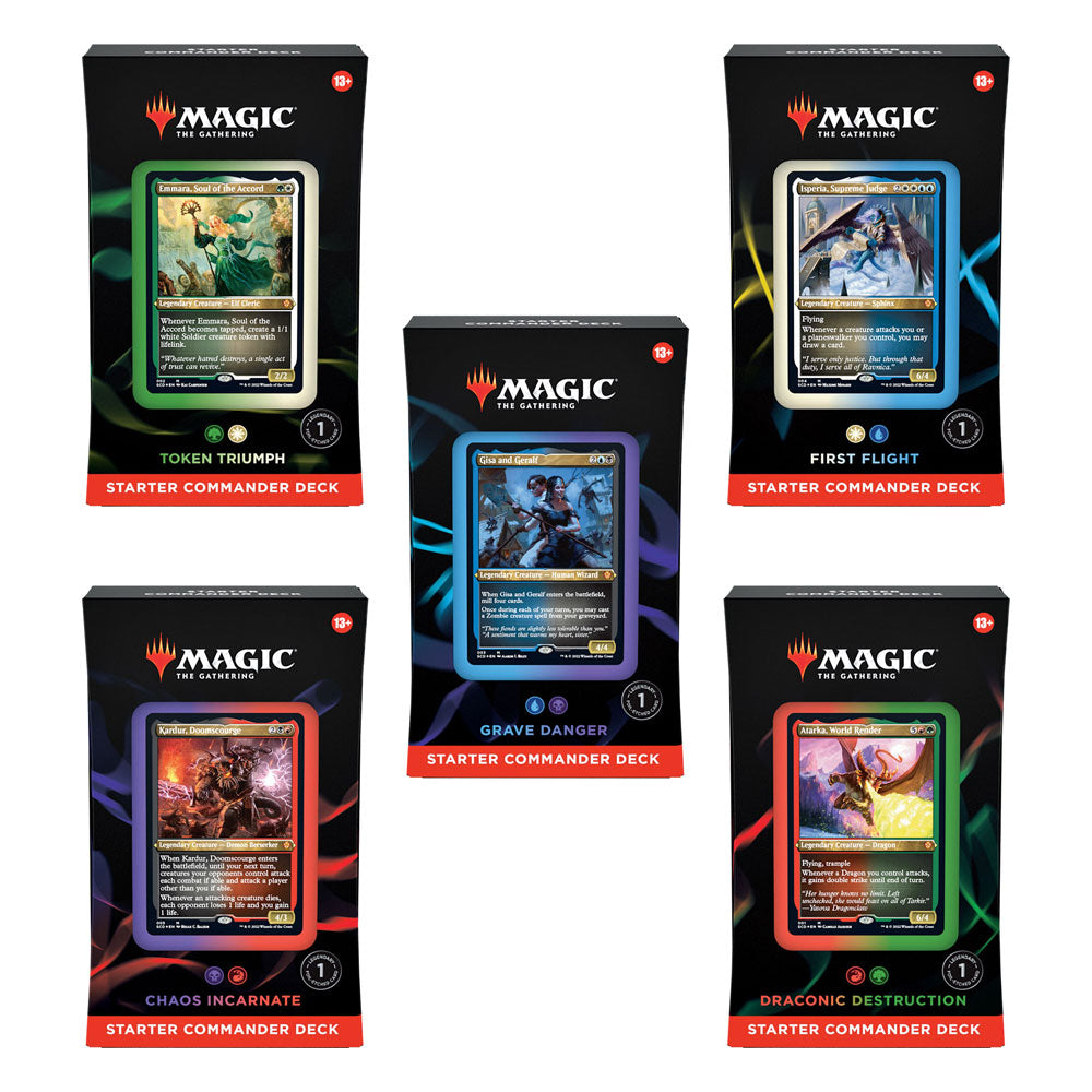 Magic the Gathering Commander-Starterdecks 2022 Display (5) englisch - Preorder - ETA: 05.05.2025