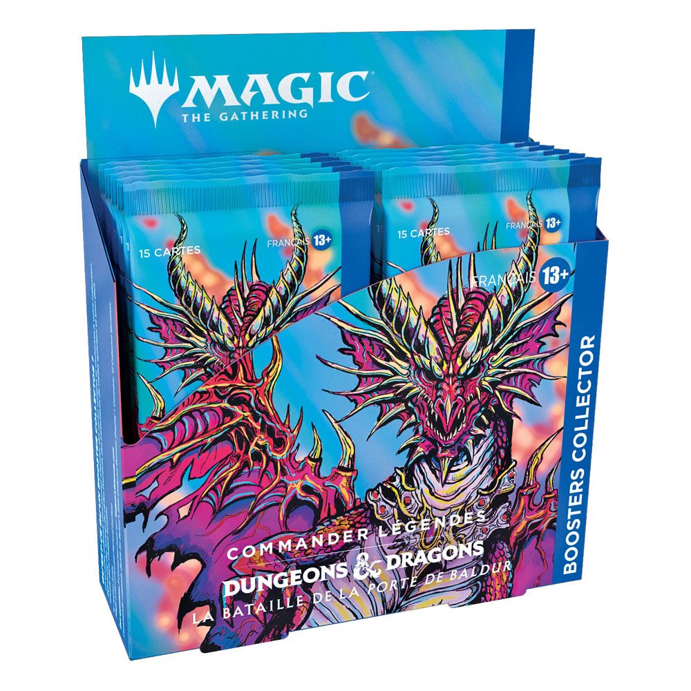 Magic the Gathering Commander Légendes : la bataille de la Porte de Baldur Sammler Booster Display (12) französisch - sofort verfügbar