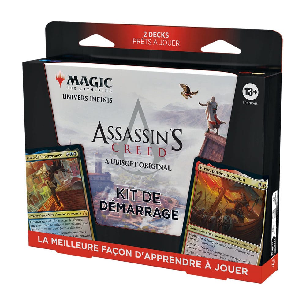 Magic the Gathering Univers infinis : Assassin's Creed Einsteigerpaket 2024 Display (12) französisch - Preorder - ETA: 19.11.2025