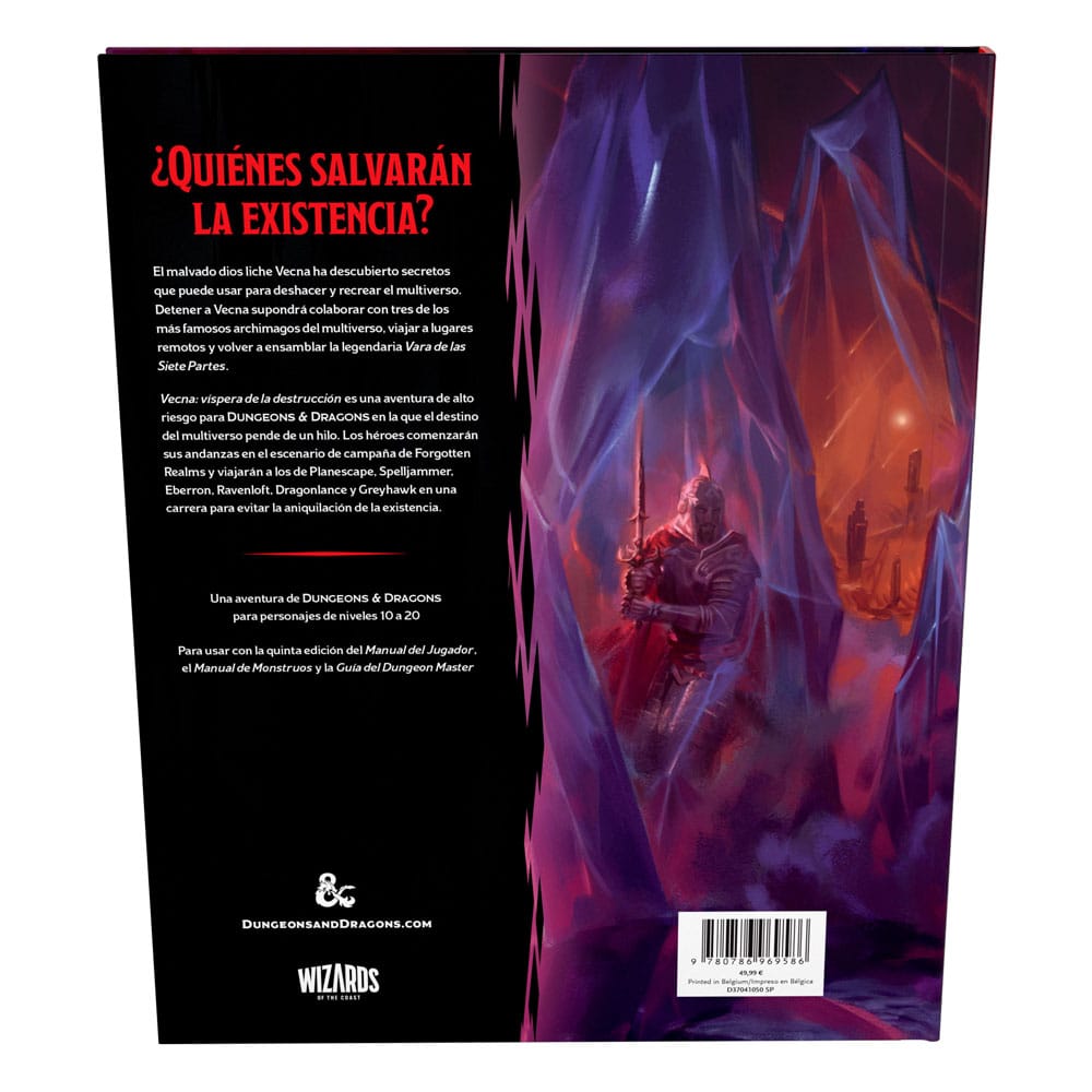 Dungeons & Dragons RPG Abenteuer Vecna: Víspera de la Destrucción spanisch - Versand: 5-7 Tage nach Bestellung
