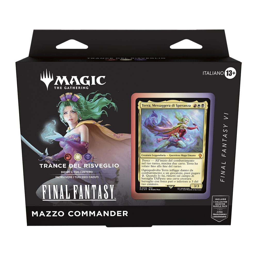 Magic the Gathering Final Fantasy Commander-Decks Display (4) italienisch - Versand: 5-7 Tage nach Bestellung