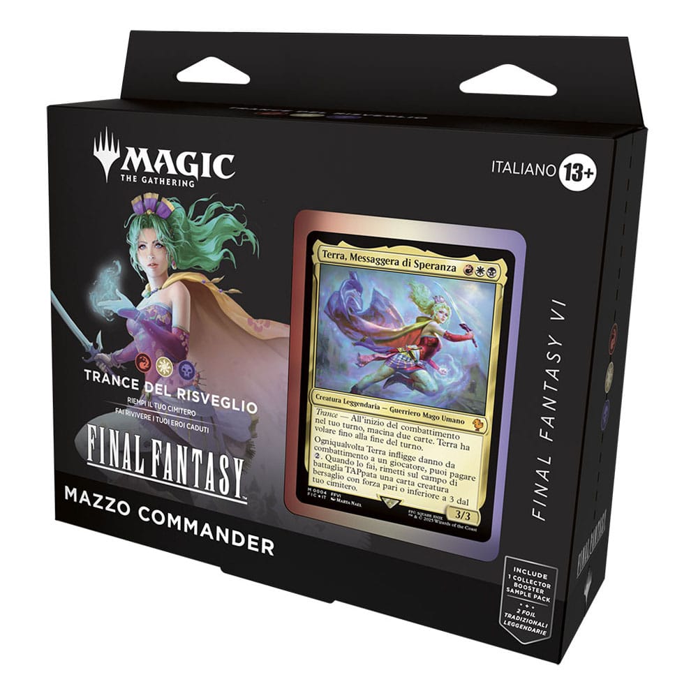 Magic the Gathering Final Fantasy Commander-Decks Display (4) italienisch - Versand: 5-7 Tage nach Bestellung