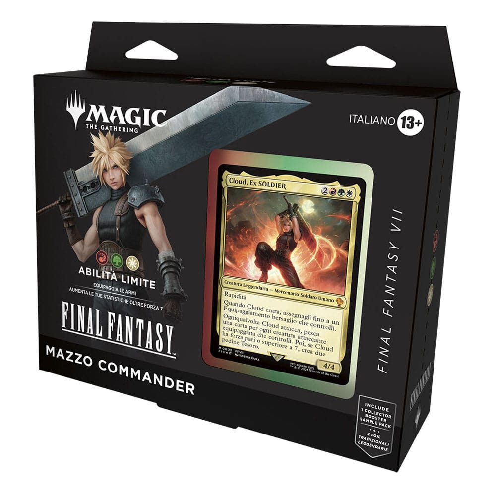 Magic the Gathering Final Fantasy Commander-Decks Display (4) italienisch - Versand: 5-7 Tage nach Bestellung