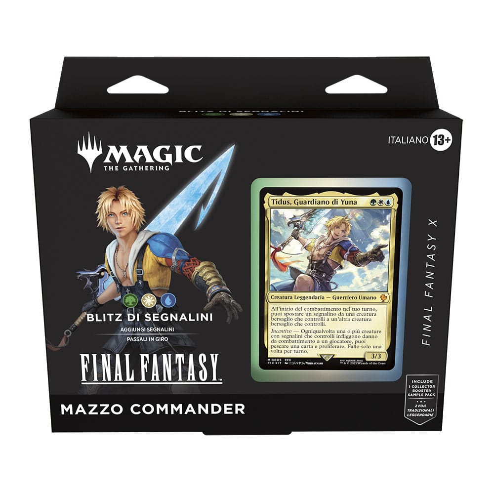 Magic the Gathering Final Fantasy Commander-Decks Display (4) italienisch - Versand: 5-7 Tage nach Bestellung